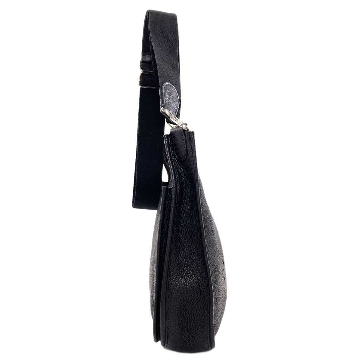 Hermes Evelyne 3 PM Silver Shoulder Bag Taurillon — view 3