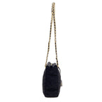 Prada Logo Chain Shoulder Bag Nylon — view 3