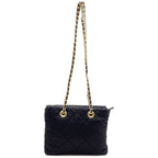 Prada Logo Chain Shoulder Bag Nylon — view 2