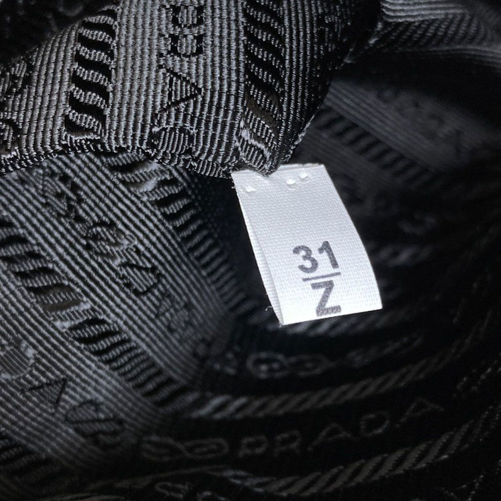 Prada Logo Chain Shoulder Bag Nylon — view 7