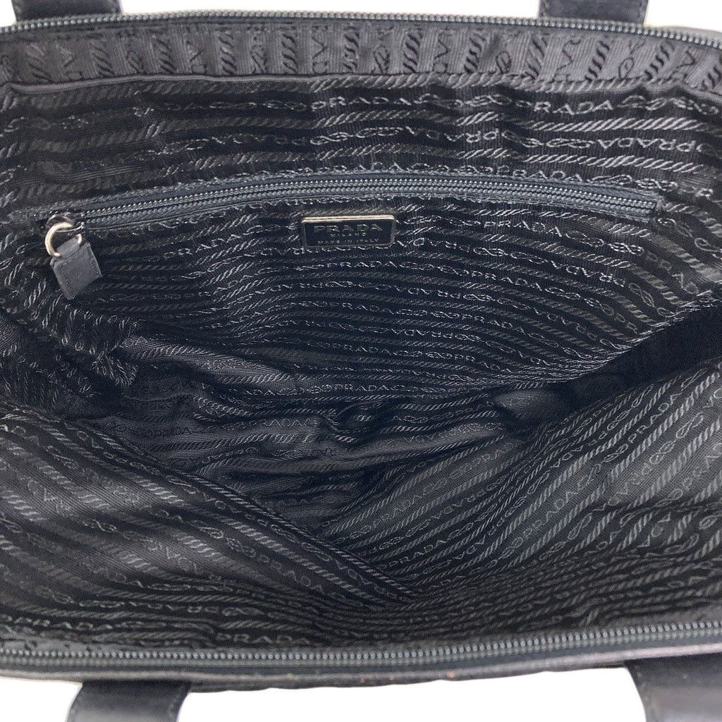 Prada Logo Handbag Nylon — view 5