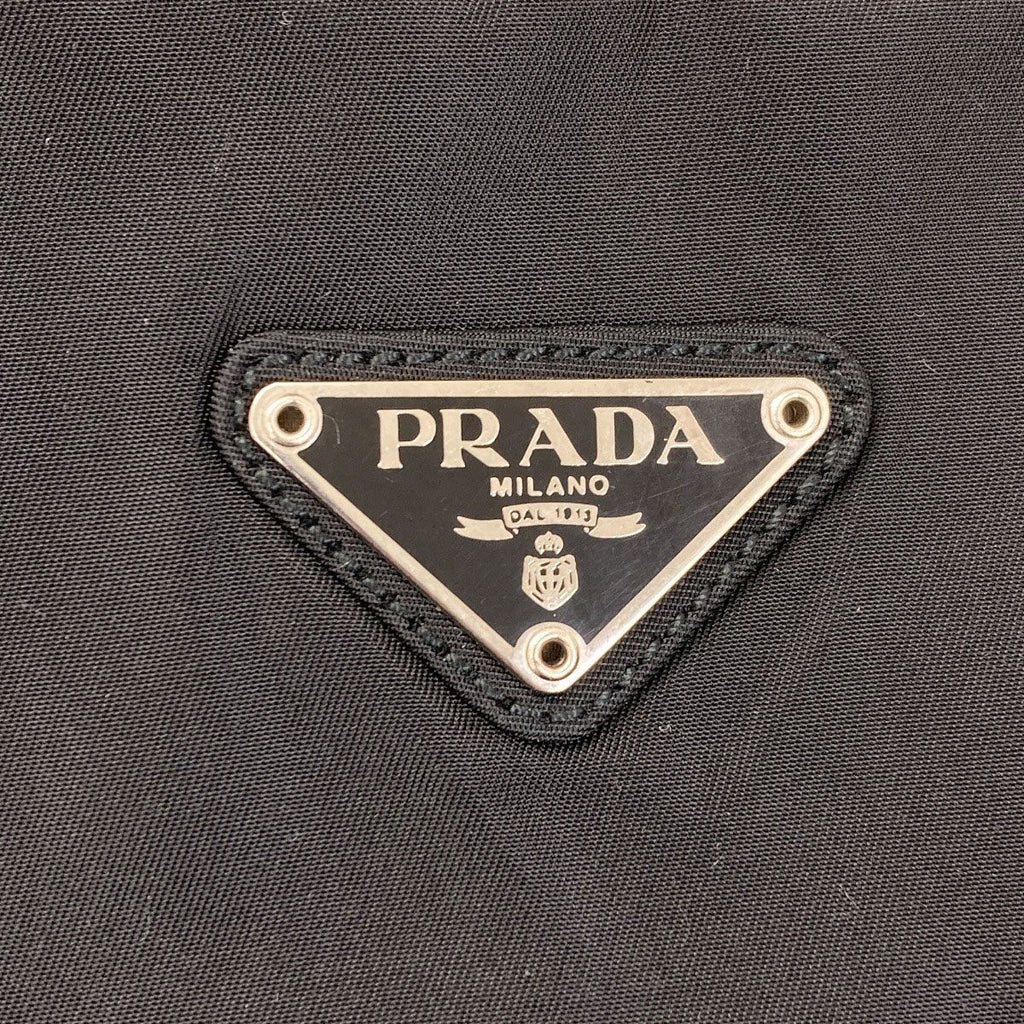 Prada Logo Handbag Nylon — view 8