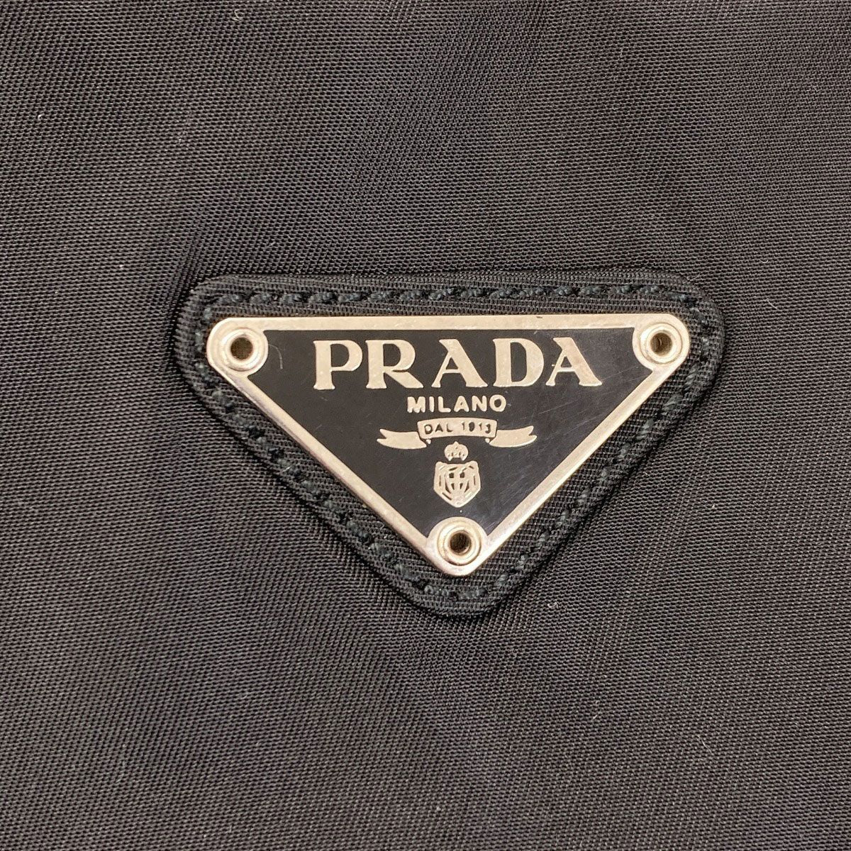 Prada Logo Handbag Nylon — view 8