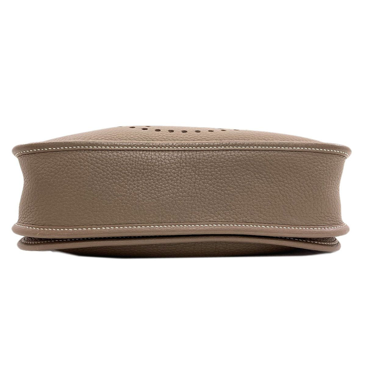 Hermes Evelyne 3 PM Etoupe Silver Shoulder Bag Taurillon — view 4