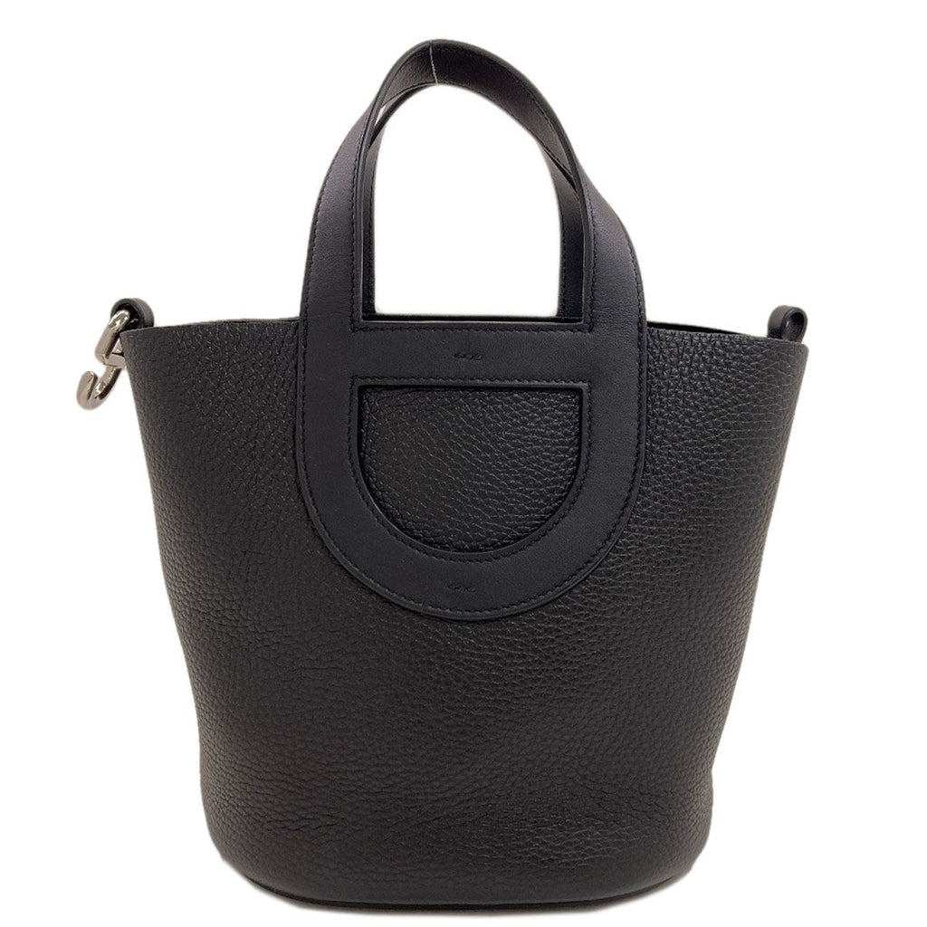 Hermes in the Loop Silver Handbag Taurillon — view 2