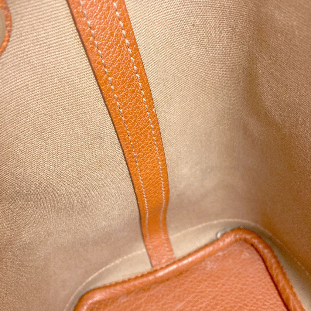Hermes Garden Party TPM Silver Handbag Toile Officier Negonda — view 9