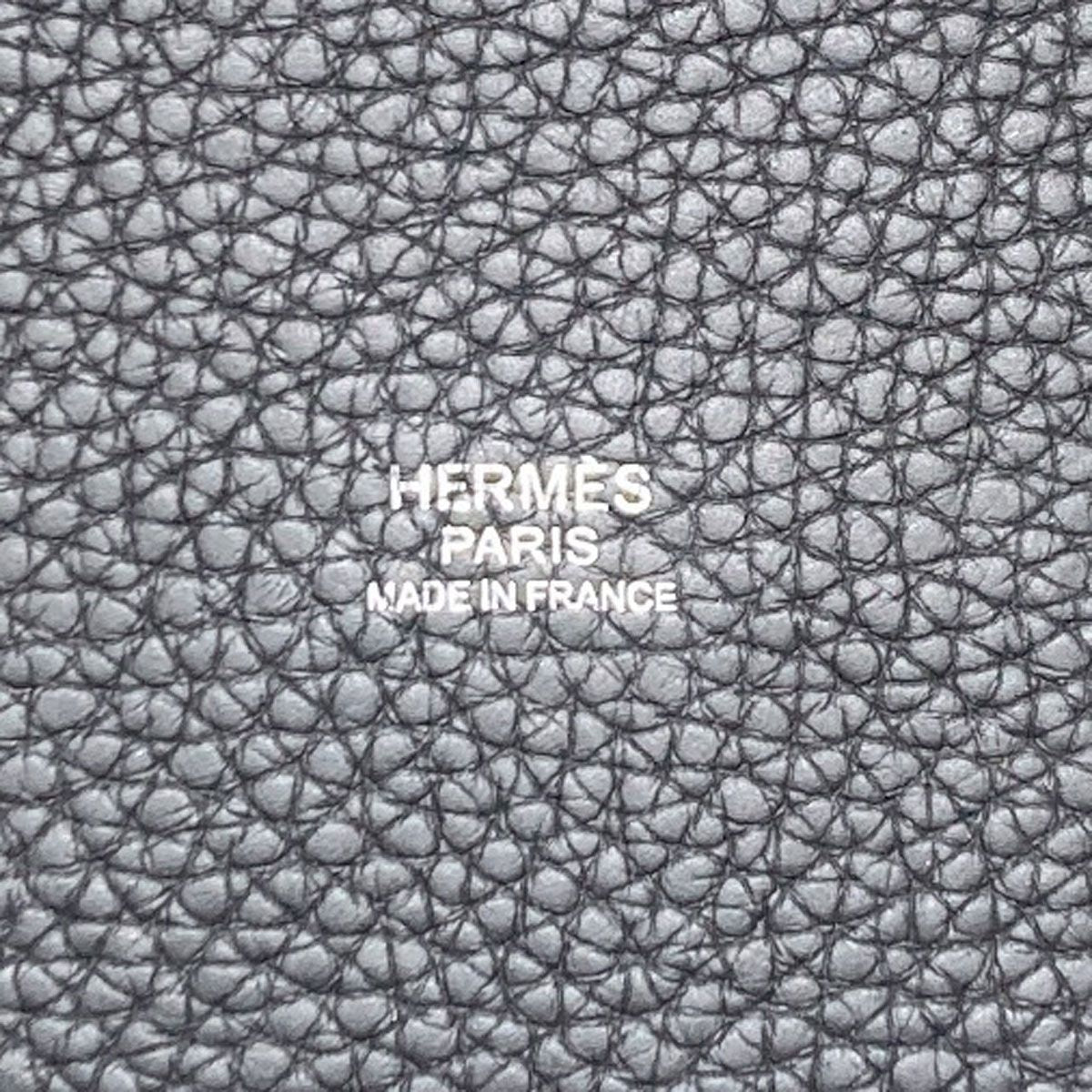 Hermes Picotin Lock PM Silver Handbag Taurillon — view 6