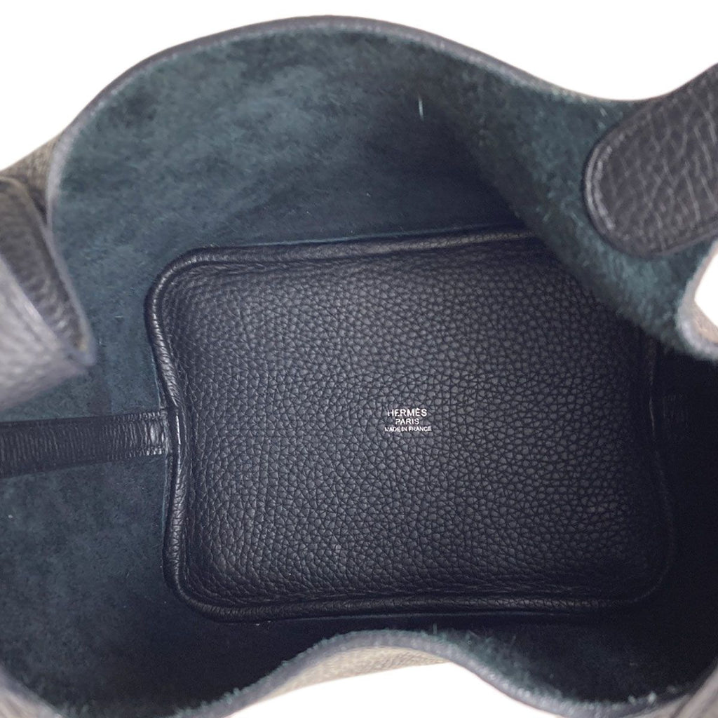 Hermes Picotin Lock PM Silver Handbag Taurillon — view 5