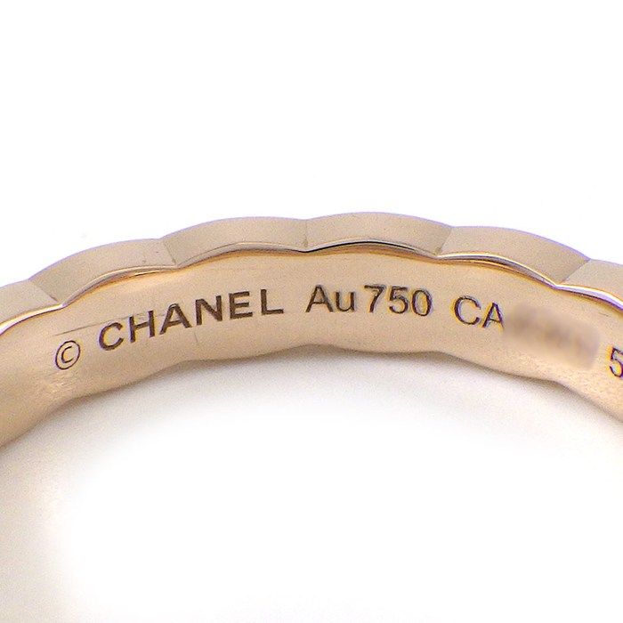 Chanel Ring Coco Crush Mini Quilted Full Eternity Points Diamond Total 52