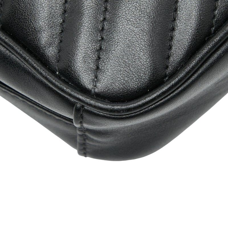 Gucci GG Marmont Chain Mini Shoulder Bag Black Leather — view 7