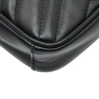 Gucci GG Marmont Chain Mini Shoulder Bag Black Leather — view 5