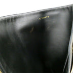 Chanel Chain Long Boots 38.5 Black Gold Quilted Shoes — view 6