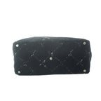 Chanel Travel Line Tote Nylon Black Plaid Pattern RI — view 4