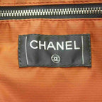 Chanel Travel Line Tote Nylon Black Plaid Pattern RI — view 7