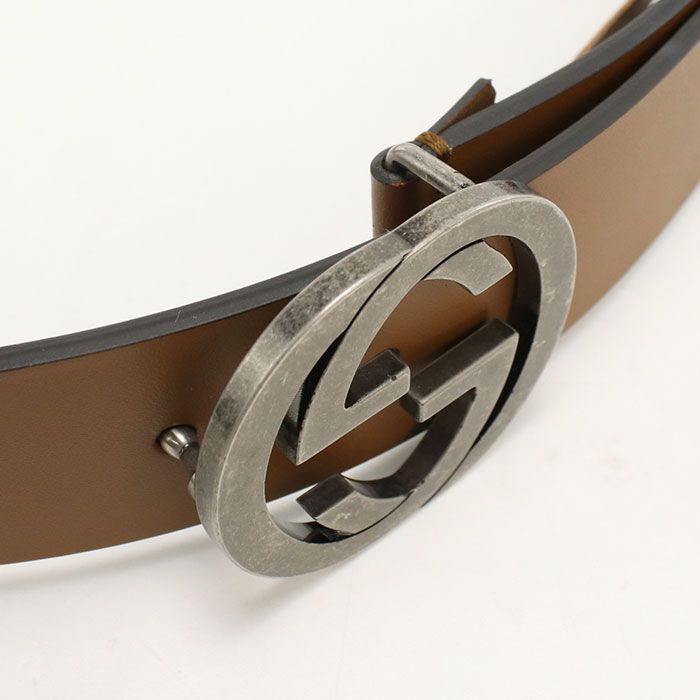 Gucci Interlocking Belt Leather — view 5