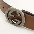 Gucci Interlocking Belt Leather — view 5