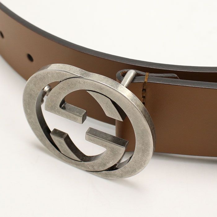 Gucci Interlocking Belt Leather — view 5
