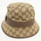 Gucci Fedora Hat GG Canvas Hat Cotton — view 4