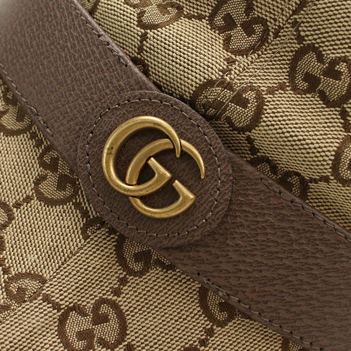 Gucci Fedora Hat GG Canvas Hat Cotton — view 3