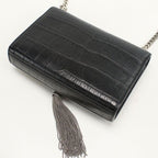Saint Laurent Chain Shoulder Bag Leather — view 2