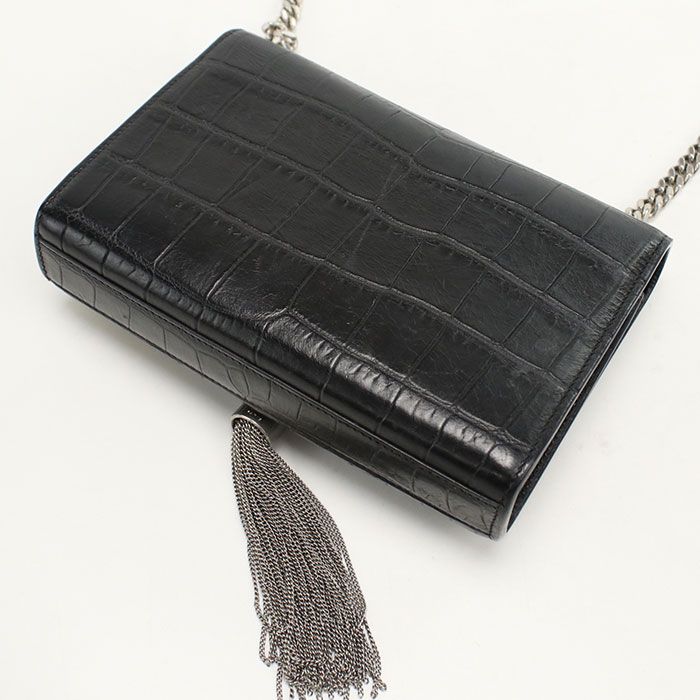 Saint Laurent Chain Shoulder Bag Leather — view 2