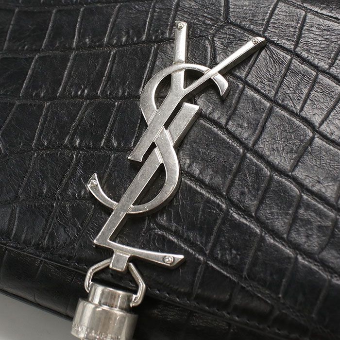 Saint Laurent Chain Shoulder Bag Leather — view 4