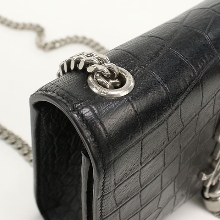 Saint Laurent Chain Shoulder Bag Leather — view 6