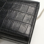 Saint Laurent Chain Shoulder Bag Leather — view 5
