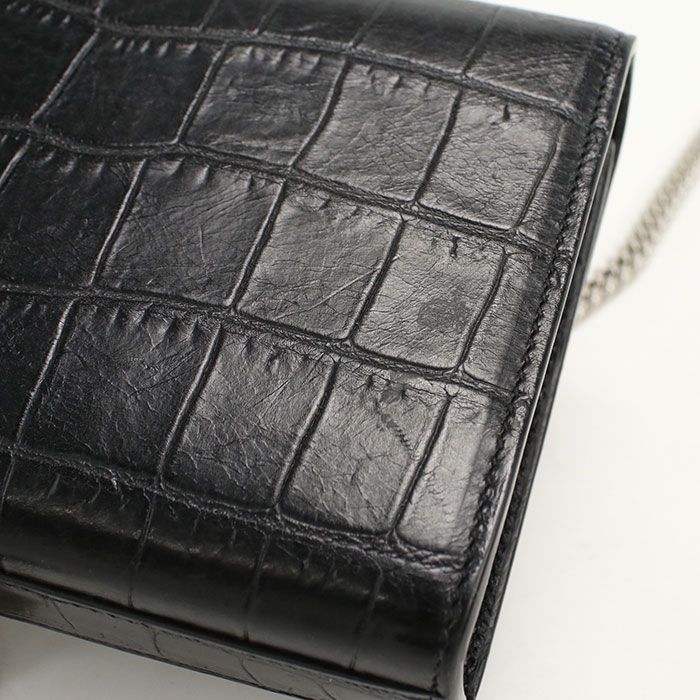Saint Laurent Chain Shoulder Bag Leather — view 5