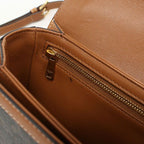 Celine Triomphe Canvas Crossbody Shoulder Bag Calf — view 4