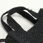 Loewe Tote Mini 2-Way Font Basket Raffia Leather — view 5