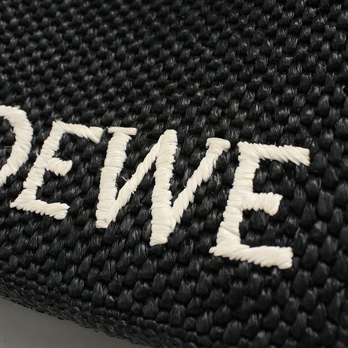 Loewe Tote Mini 2-Way Font Basket Raffia Leather — view 4