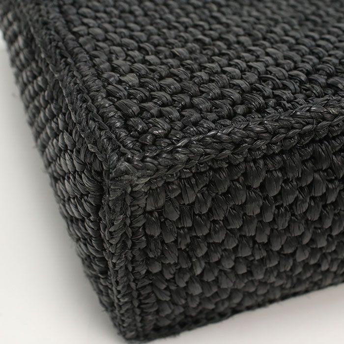 Loewe Tote Mini 2-Way Font Basket Raffia Leather — view 6