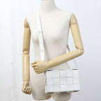 Bottega Veneta Small Cassette Maxi Intrecciato Crossbody Shoulder Bag Leather — view 9