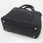 Prada 2-Way Canapa Tote Cotton Canvas — view 2