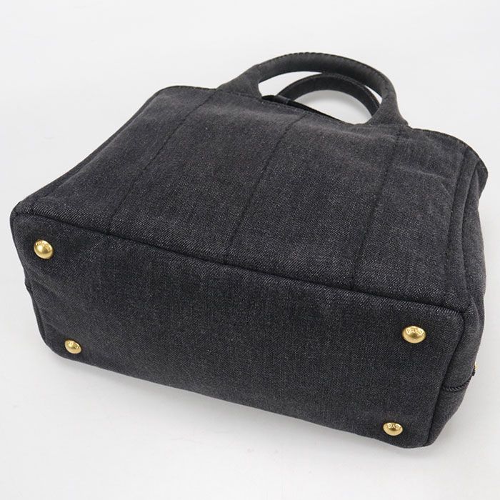 Prada 2-Way Canapa Tote Cotton Canvas — view 2