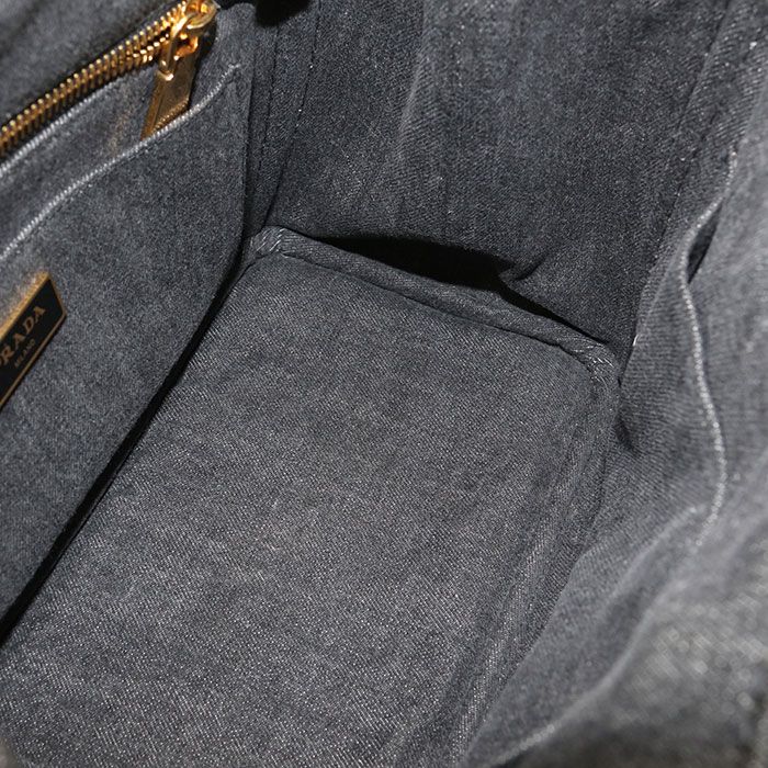 Prada 2-Way Canapa Tote Cotton Canvas — view 4