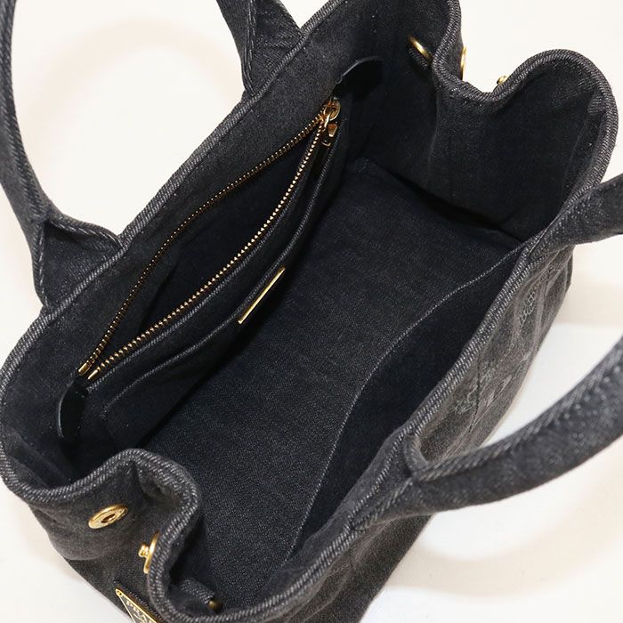 Prada 2-Way Canapa Tote Cotton Canvas — view 3