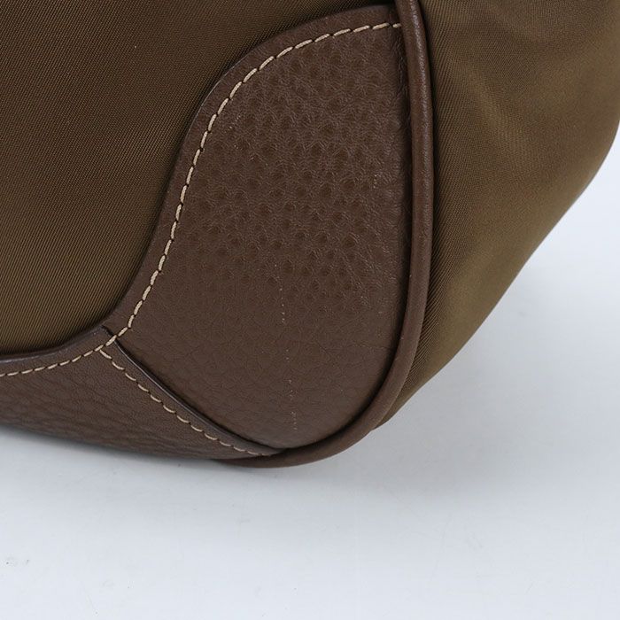 Prada Tote Nylon Totes Brown — view 7
