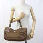 Prada Tote Nylon Totes Brown — view 9