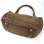 Prada Tote Nylon Totes Brown — view 2