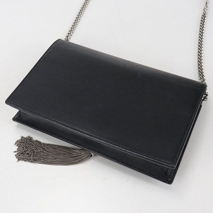 Saint Laurent Kate Chain Wallet Calf — view 2
