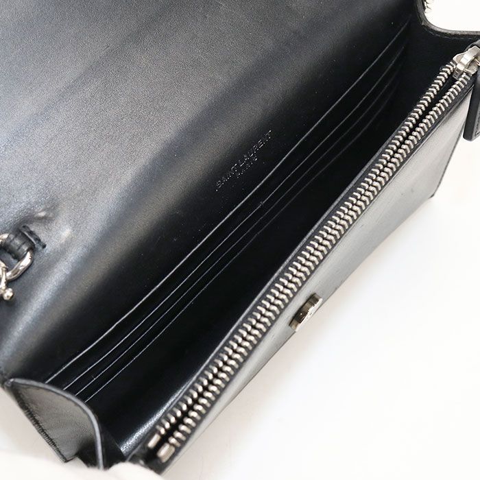 Saint Laurent Kate Chain Wallet Calf — view 4
