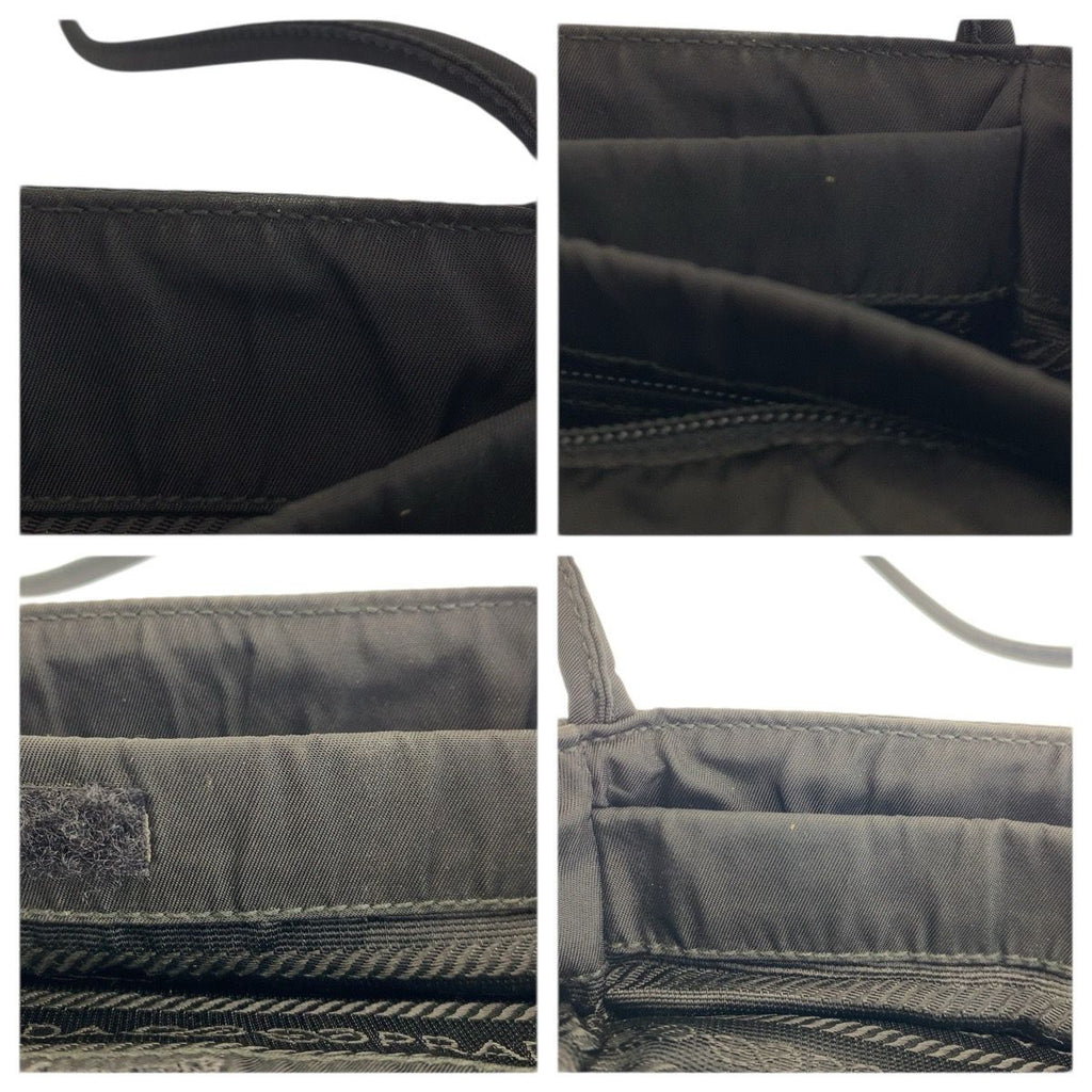Prada Tessuto Black Nylon Shoulder Bag — view 6