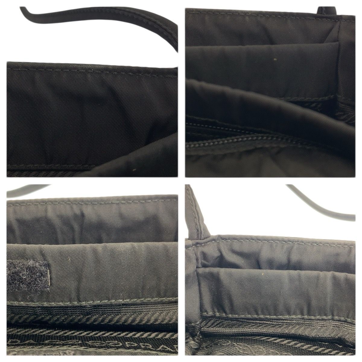 Prada Tessuto Black Nylon Shoulder Bag — view 6