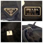 Prada Tessuto Black Nylon Shoulder Bag — view 4