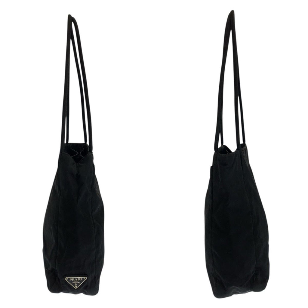 Prada Tessuto Black Nylon Shoulder Bag — view 8