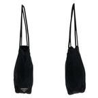 Prada Tessuto Black Nylon Shoulder Bag — view 8