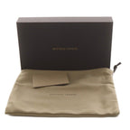 Bottega Veneta Intrecciato Wallet Zip Around Coin Purse Leather Brown — view 7