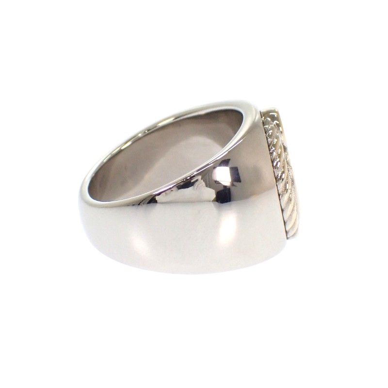 Hermes Cargo Ring Anchor Marine Star Silver — view 7